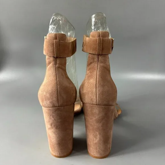 Gianvito Rossi Suede Sandals, Size 41.5